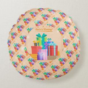 Christmas Elegant Gift Round Cushion