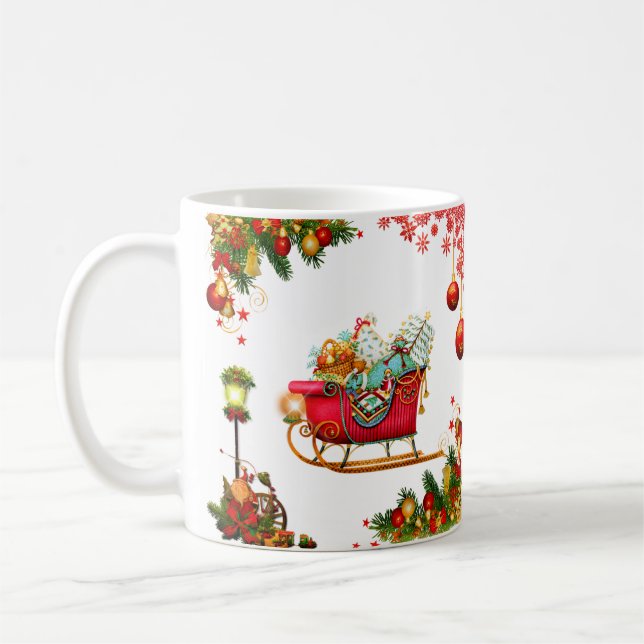 Christmas Elements Coffee Mug (Left)