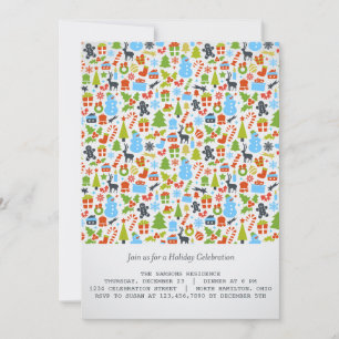 Christmas Elements Holiday/ChristmasParty Invites