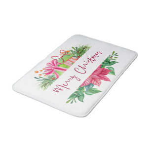 Christmas Elements Merry Christmas Bath Mat