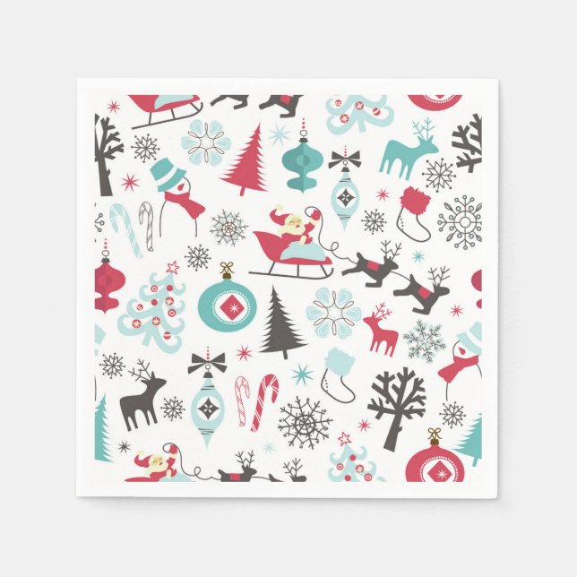 Christmas Elements Napkin (Front)