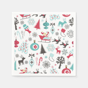 Christmas Elements Napkin