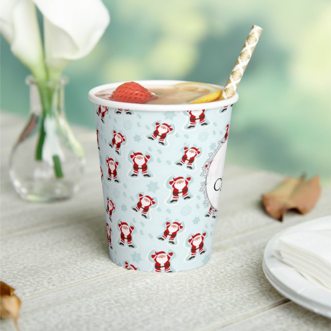 Christmas Elements Santa Claus Paper cup (Insitu)