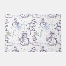 Christmas Elements Winter Snowman Sketch