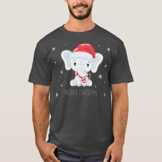 Christmas Elephant  12  T-Shirt