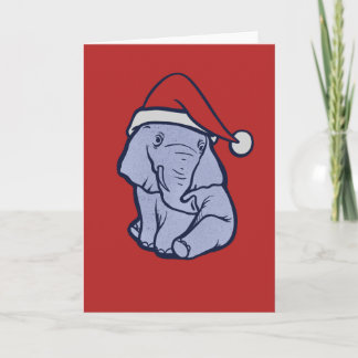 Christmas Elephant Card