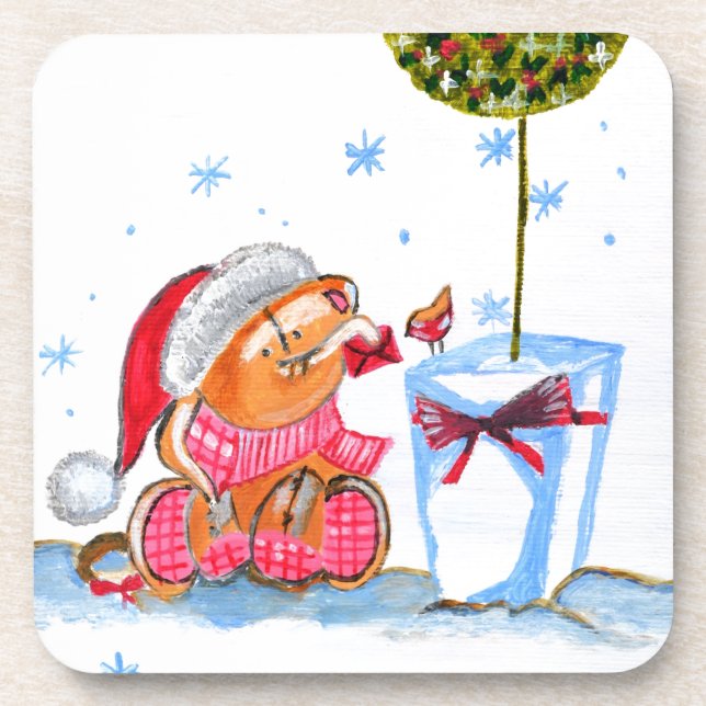 Christmas Elephant Coaster (Front)