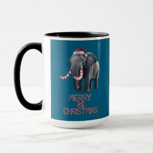 Christmas Elephant Mug