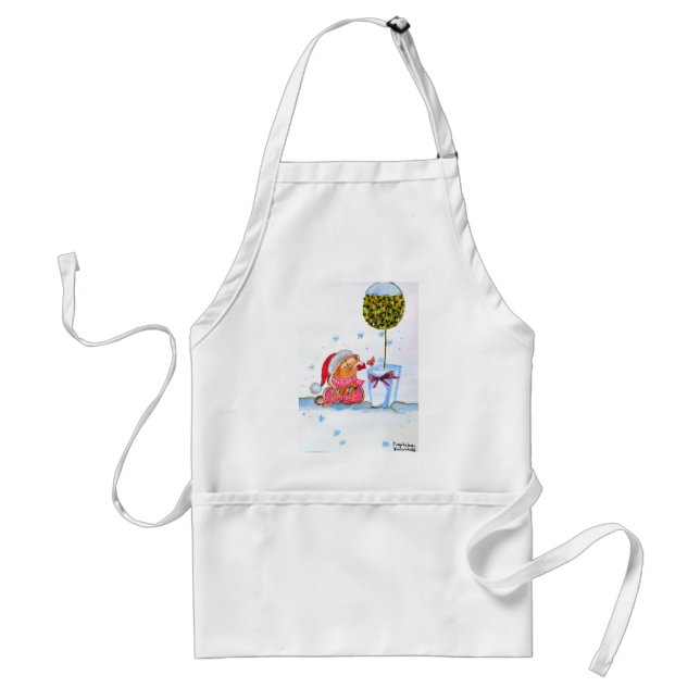 Christmas Elephant Standard Apron (Front)