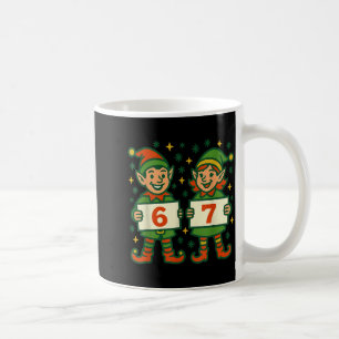Christmas Elf 6 7 Meme Funny Holiday Elves Gen Alp Coffee Mug