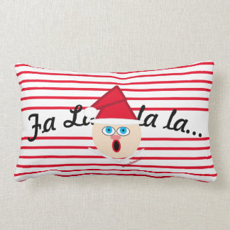 Christmas Elf Candy Cane Lumbar Cushion
