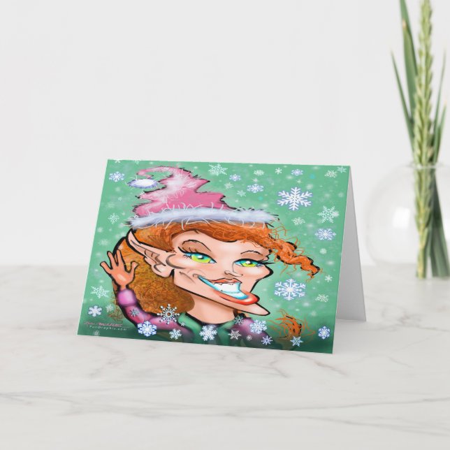 Christmas Elf Card (Front)