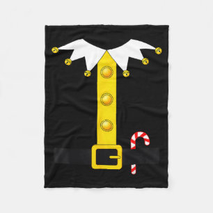 Christmas Elf Costume Fleece Blanket