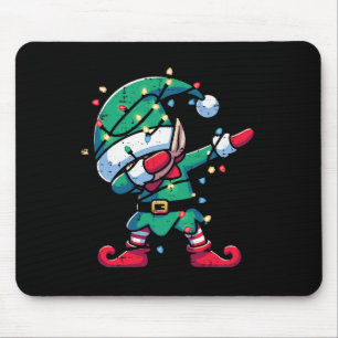 Christmas Elf Dab Cute Xmas Boys Girls Kids Toddle Mouse Pad