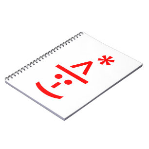 Christmas Elf Emoticon Xmas ASCII Text Art Notebook