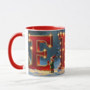 Christmas ELF Festive Holiday Coffee Mug
