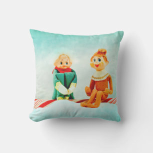 Christmas Elf First Date Outdoor Cushion