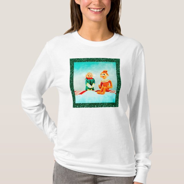Christmas Elf First Date T-Shirt (Front)