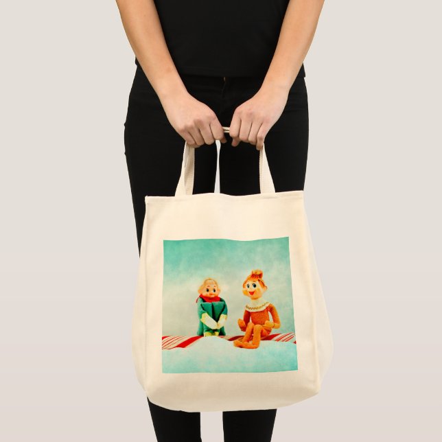 Christmas Elf First Date Tote Bag (Front (Product))