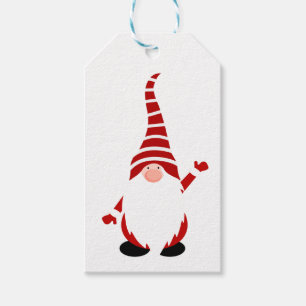 Christmas elf gnome dwarf santa holiday classic gift tags