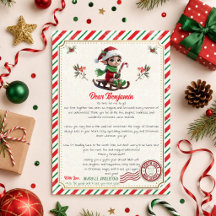 Christmas Elf Goodbye Letter | North Pole Farewell