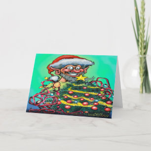Christmas Elf Holiday Card