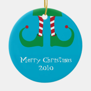 Christmas Elf Legs Ornament