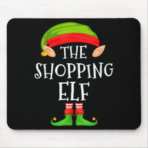 Christmas Elf Matching Family Pajama, The Shopng E Mouse Pad