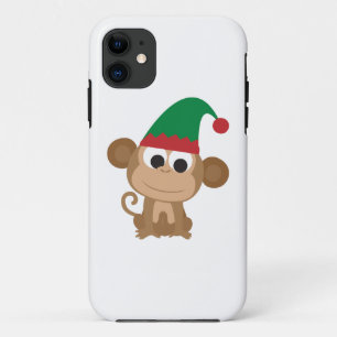 Christmas Elf Monkey iPhone 11 Case