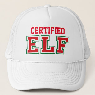 Christmas ELF Monogram Trucker Hat