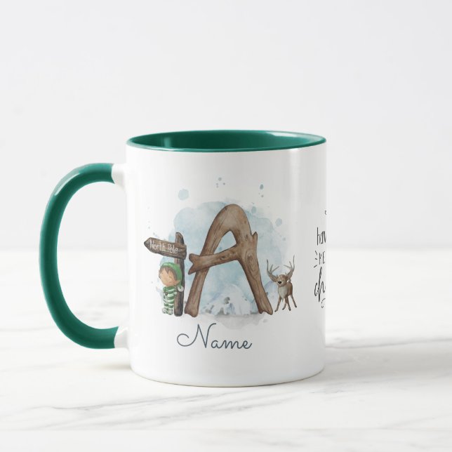 Christmas Elf Mug (Left)