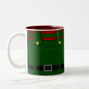 Christmas Elf Mugs Festive Holiday Coffee Cups