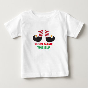 Christmas Elf Name Baby T-Shirt