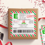 Christmas Elf North Pole Address Shipping Labels<br><div class="desc">Help Santa dress up his presents for your loved ones. Your kids will be chuffed to receive personalised mail from the Elf Department.</div>