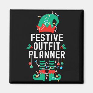 Christmas Elf Office Team Party Family Matching _1 Magnet