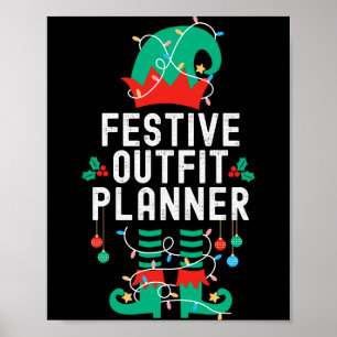 Christmas Elf Office Team Party Family Matching _1 Poster