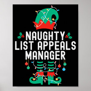 Christmas Elf Office Team Party Family Matching  Poster