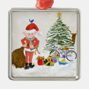 Christmas Elf Ornament