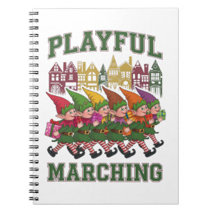 Christmas Elf Parade Notebook