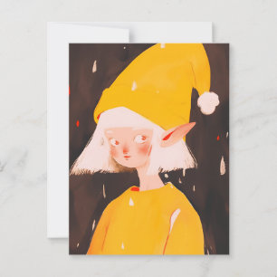 Christmas Elf Postcard