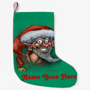 Christmas Elf Small Christmas Stocking