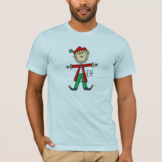 Christmas Elf Stick Figure Shirt (Front)