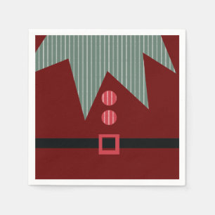 Christmas  Elf Suit Holiday Party  Napkin