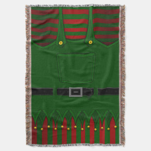 Christmas Elf Throw Blankets Holiday Elf Blankets
