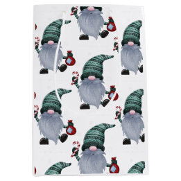 Christmas Elf with hat Gift Bag