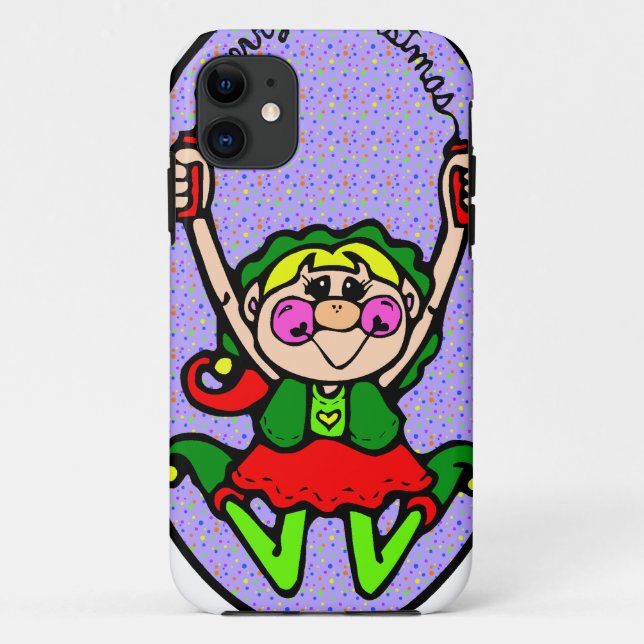 Christmas Elve Case-Mate iPhone Case (Back)