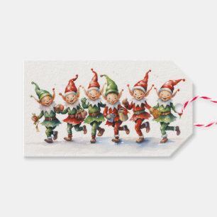 Christmas Elves Gift Tags