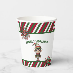Christmas Elves Holiday Party Paper Cups