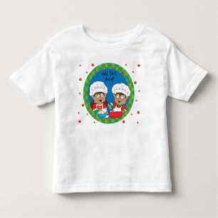Christmas Elves of Colour Baking Toddler T-Shirt