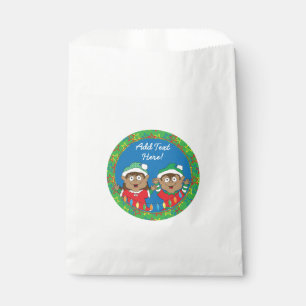 Christmas Elves of Colour Favour Bag